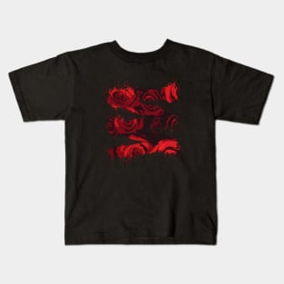 Lines of Roses Kids T-Shirt